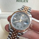 2023 Rolex Datejust 41 Wimbledon 126331 Two Tone Everose / Pink Gold Box Papers