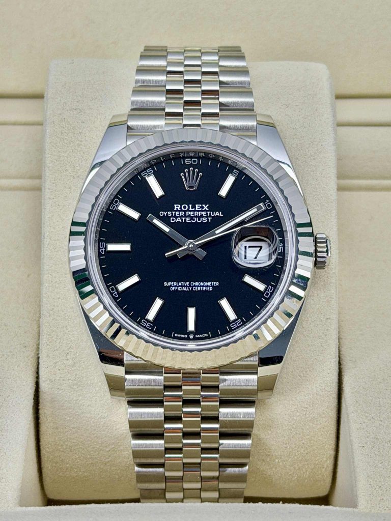 Rolex Datejust 41 – Black Dial on Jubilee