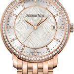 Audemars Piguet Jules Audemars Selfwinding 39mm Silver Guilloche Index Diamond Set Rose Gold | 15173OR.ZZ.1270OR.01