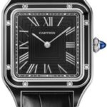 Cartier Santos-Dumont Watch large yellow Gold Leather – WGSA0115