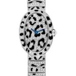 Cartier Mini Baignoire Panther Spots Watch – White Gold Diamond Case – Diamond Dial – Diamond Bracelet – HPI00704