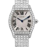 Cartier Tortue Watch – 30 mm White Gold Diamond Case – Diamond Bracelet – HPI00778