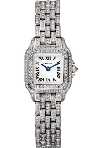 Cartier Panthere de Cartier Watch – 25 mm White Gold Diamond Case – Diamond Bracelet – HPI01325