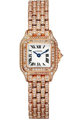 Cartier Panthere de Cartier Watch – 25 mm Pink Gold Diamond Case – Diamond Bracelet – HPI01326