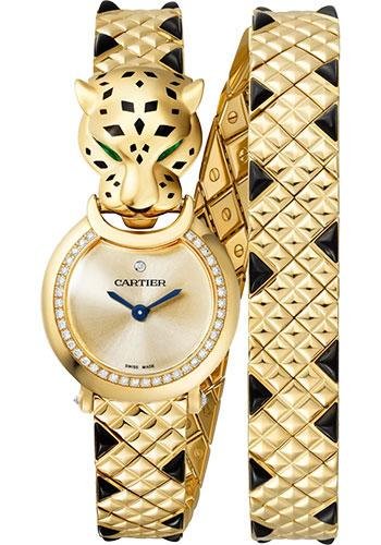 Cartier La Panthere Watch – 23.6 mm Yellow Gold Diamond Case – Gold-Tone Dial – Yellow Gold Bracelet – HPI01382