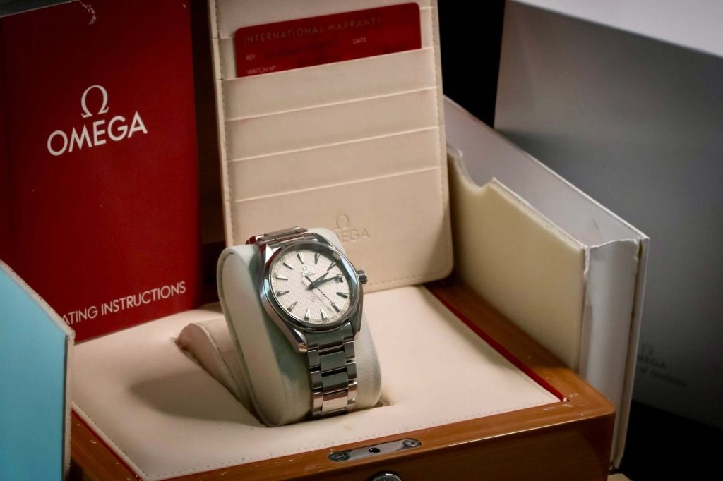 Omega Seamaster Aqua Terra 150M 41.5mm Silver Teak Dial Ref. 231.10.42.21.02.003 – Full Set