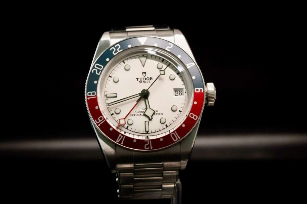 Tudor Black Bay GMT Pepsi watch – White Opaline Dial – Ref. M79830RB-0010 – Full Set