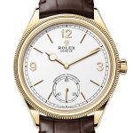 Rolex 1908 39mm Intense White Dial Yellow Gold Men’s Watch 52508