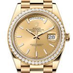 Rolex Day-Date 40 Champagne Dial Yellow Gold President Men’s Watch 228348RBR 228348