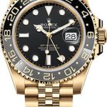 Rolex GMT-Master II Yellow Gold Black Dial Jubilee Bracelet – 126718GRNR (Bumblebee)