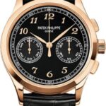 Patek Philippe Complications 39.4mm Black Opaline Arabic Rose Gold Leather – 5170R-010
