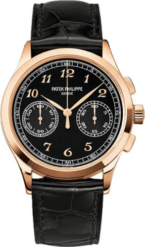 Patek Philippe Complications 39.4mm Black Opaline Arabic Rose Gold Leather – 5170R-010