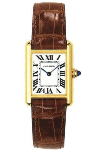Cartier Tank Louis Cartier Watch – Small Yellow Gold Case – Alligator Strap – W1529856