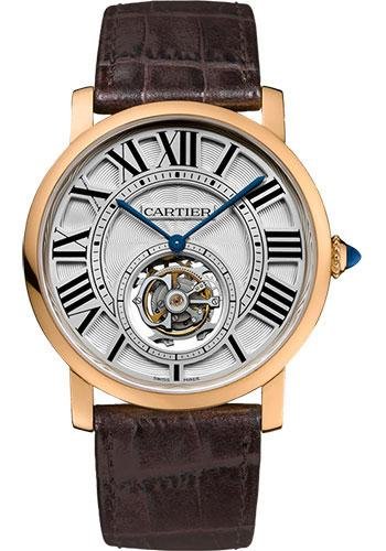 Cartier Rotonde de Cartier Flying Tourbillon Watch – 40 mm Pink Gold Case – W1556215
