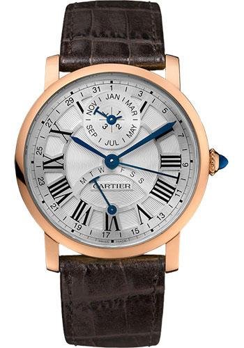 Cartier Rotonde de Cartier Perpetual Calendar Watch – 40.5 mm Pink Gold Case – W1556217