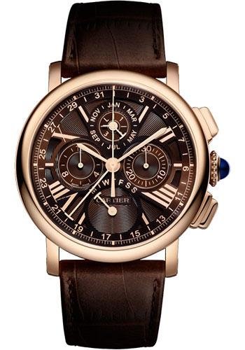 Cartier Rotonde de Cartier Perpetual Calendar Chronograph Watch – 42 mm Pink Gold Case – W1556225