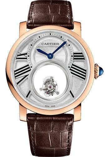 Cartier Rotonde de Cartier Mysterious Double Tourbillon Watch – 45 mm Pink Gold Case – W1556230