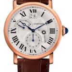 Cartier Rotonde de Cartier Large Date and Retrograde Second Time Zone Watch – 42 mm Pink Gold Case – W1556240