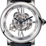 Cartier Rotonde de Cartier Astrotourbillon Skeleton Watch – 47 mm White Gold Case – W1556250