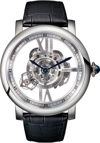 Cartier Rotonde de Cartier Astrotourbillon Skeleton Watch – 47 mm White Gold Case – W1556250