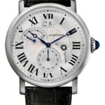 Cartier Rotonde De Cartier Large Date Second Time-Zone Watch – 42 mm Steel Case – W1556368