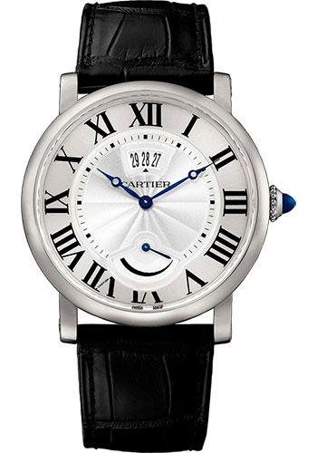 Cartier Rotonde De Cartier Calendar Aperture and Power Reserve Watch – 40 mm Steel Case – W1556369