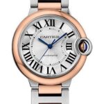 Cartier Ballon Bleu de Cartier Watch – 36 mm Steel Case – Pink Gold Bezel – W2BB0003