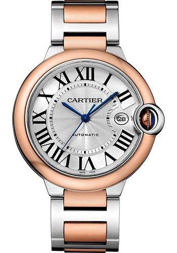 Cartier Ballon Bleu de Cartier Watch – 42 mm Steel Case – Pink Gold Bezel – Pink Gold And Steel Bracelet – W2BB0004