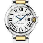 Cartier Ballon Bleu de Cartier Watch – 36 mm Steel and Yellow Gold Case – Silvered Dial – Interchangeable Two-Tone Bracelet – W2BB0030