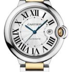 Cartier Ballon Bleu de Cartier Watch – 42 mm Steel and Yellow Gold Case – Silvered Dial – Interchangeable Two-Tone Bracelet – W2BB0031