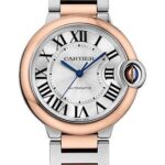 Cartier Ballon Bleu de Cartier Watch – 36 mm Steel and Rose Gold Case – Silvered Dial – Interchangeable Two-Tone Bracelet – W2BB0033