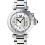 Cartier Miss Pasha Watch – 27 mm Steel Case – Silver Dial – W3140007