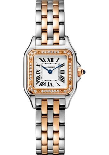 Cartier Panthere de Cartier Watch – 22 mm Steel And Pink Gold Case – Diamond Bezel – W3PN0006