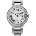 Cartier Ballon Bleu de Cartier Watch – 28 mm Steel Case – Diamond Bezel – W4BB0015