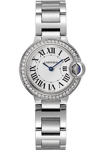 Cartier Ballon Bleu de Cartier Watch – 28 mm Steel Case – Diamond Bezel – W4BB0015