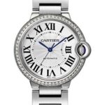 Cartier Ballon Bleu de Cartier Watch – 36 mm Steel Case – Diamond Bezel – W4BB0017