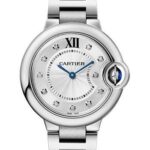 Cartier Ballon Bleu de Cartier Watch – 33 mm Steel Case – Diamond Dial – W4BB0020