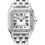 Cartier Panthere de Cartier Watch – 27 mm Steel Case – Diamond Bezel – W4PN0008