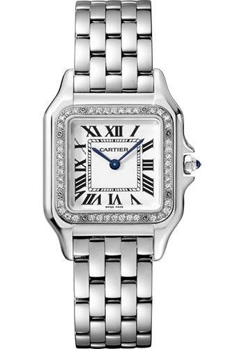Cartier Panthere de Cartier Watch – 27 mm Steel Case – Diamond Bezel – W4PN0008