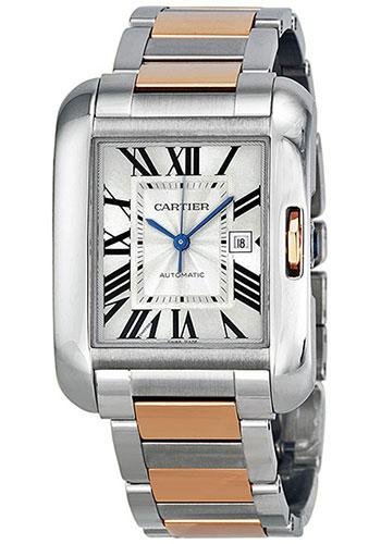 Cartier Tank Anglaise Watch – Medium Steel And Pink Gold Case – W5310037