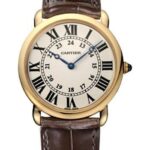Cartier Ronde Louis Cartier Watch – Large Pink Gold Case – Alligator Strap – W6800251