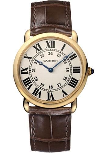 Cartier Ronde Louis Cartier Watch – Large Pink Gold Case – Alligator Strap – W6800251