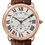 Cartier Ronde Louis Cartier Watch – 40 mm Pink Gold Case – Brown Alligator Strap – W6801005