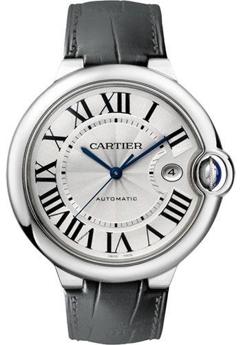 Cartier Ballon Bleu de Cartier 42 MM Watch – 42.1 mm Steel Case – Black Alligator Strap – W69016Z4
