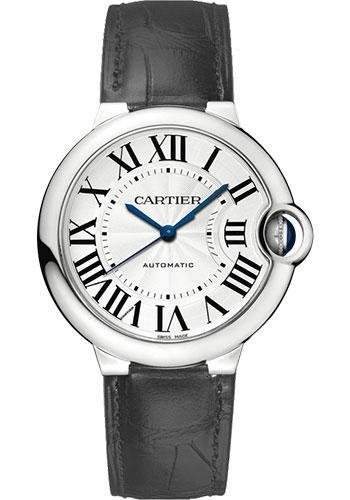Cartier Ballon Bleu de Cartier Watch – 36.6 mm Steel Case – Black Alligator Strap – W69017Z4