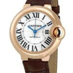 Cartier Ballon Bleu de Cartier Watch – 33 mm Pink Gold Case – Brown Alligator Strap – W6920097