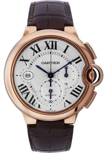 Cartier Ballon Bleu Chronograph Watch – Pink Gold Case – Alligator Strap – W6920009