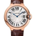 Cartier Ballon Bleu de Cartier Watch – 40 mm Pink Gold Case – Brown Alligator Strap – W6920083