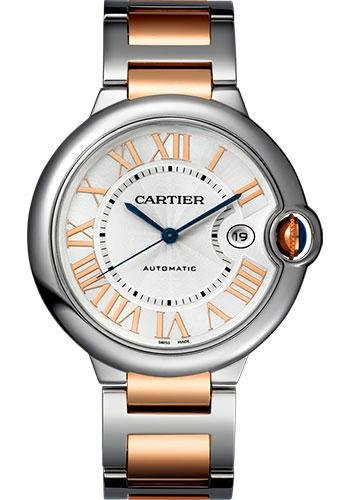 Cartier Ballon Bleu De Cartier Watch – 42 mm Steel And Pink Gold Case – Pink Gold Bracelet – W6920095