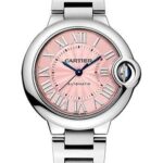Cartier Ballon Bleu De Cartier Watch – 33 mm Steel Case – Pink Dial – W6920100